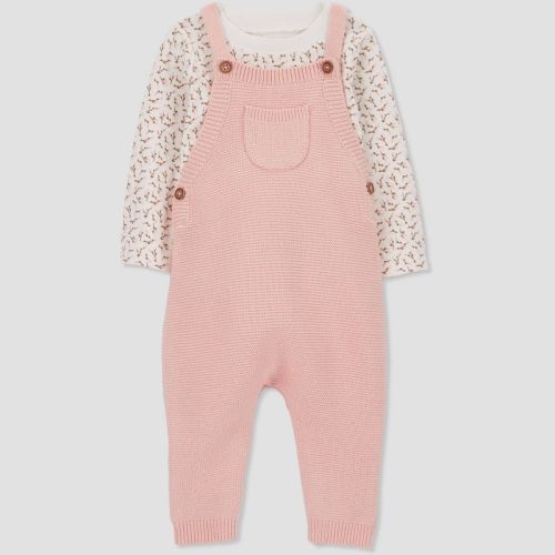 Carter's Just One You® Baby Girls' Floral Undershirt & Bottom Set - Pink Newborn