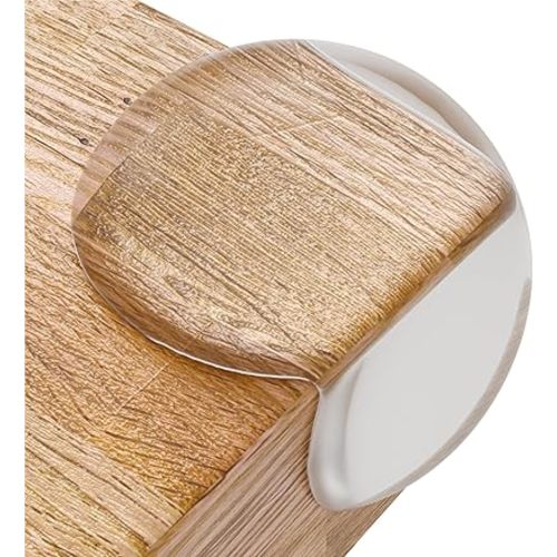 Corner Protector for Baby, Protectors Guards - Furniture Corner Guard & Edge Safety Bumpers - Baby Proof Bumper & Cushion to Cover Sharp Furniture & Table Edges - Clear and Transparent - (24 Pack)