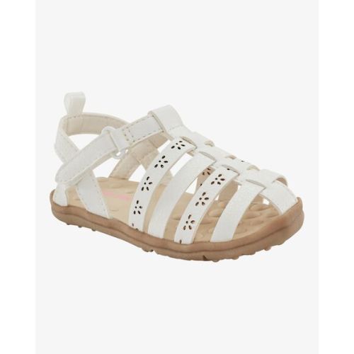 Every Step® First Walker Fisherman Sandals - White - Carter's | Carter's