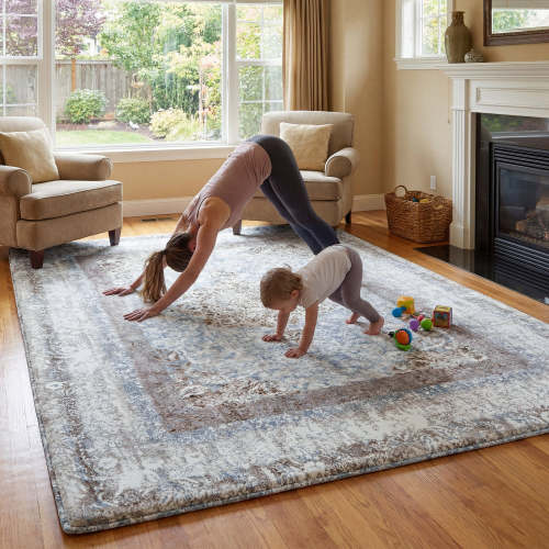 Elasti-Foam™ Boho Vintage Persian Print Soft Touch Playmat