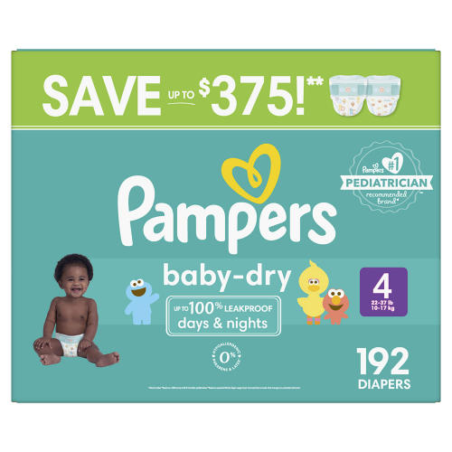 Pampers Baby Dry Diapers, Sizes 1-7 - Sam's Club
