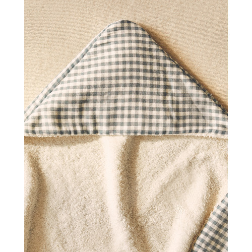 Gingham Hooded Baby Towel
