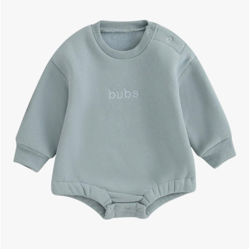 VISGOGO Newborn Infant Baby Boy Girls Oversized Romper Little Dude Sweater Onesie Coming Home Outfit Neutral Clothes