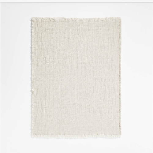 Supersoft Organic Cotton Gauze Stone Tan Baby Stroller Blanket