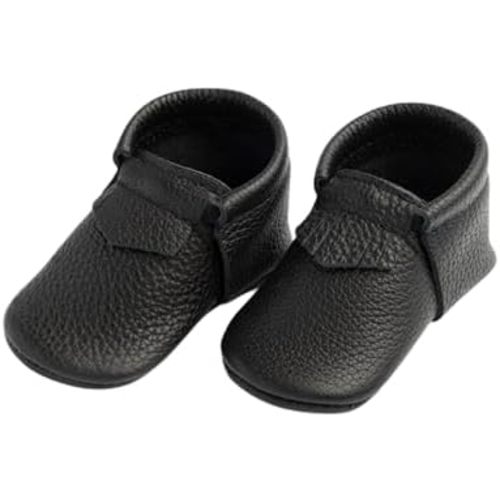 Freshly Picked First Pair City Leather Moccasins - Unisex Baby Shoes, Soft Sole, Crib Shoes
