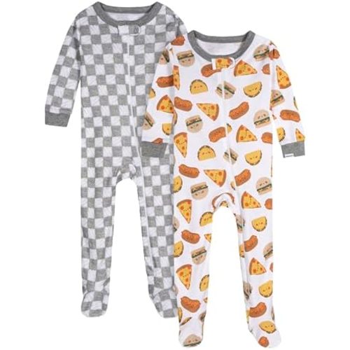 Onesies Brand baby-boys 2-pack Footed Pajamas