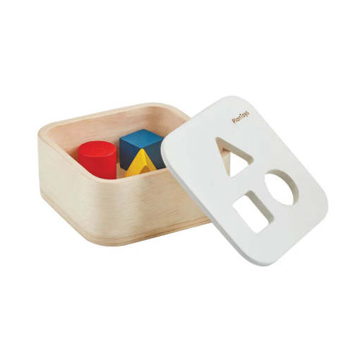 Shape & Sort It Out Bin by Plan Toys – Mochi Kids