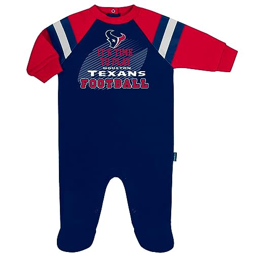 Gerber NFL Unisex Baby Nfl Team Footed Sleep and Play