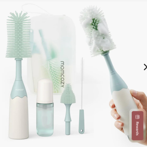 Momcozy Innovative Push-Press Design Bottle Brush Kit