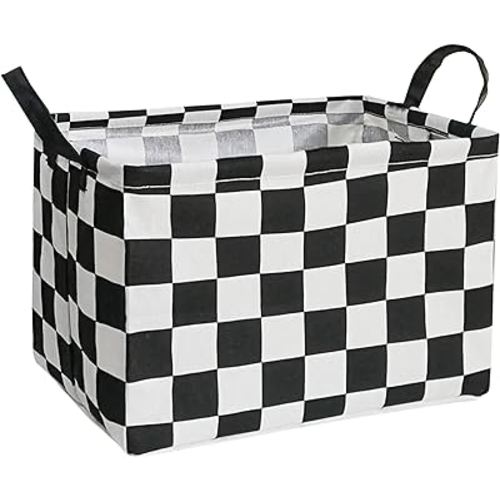 Toy Box Boy Storage Basket Kids Waterproof Collapsible Rectangular Organizer Bin for Home/Dorm/Bedroom/Pet/Office/Closet/Shelf/Gift(Race Car)