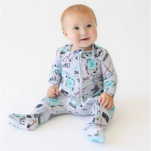 Posh Peanut Bamboo Footie with Zipper - Mayford | Baby Riddle