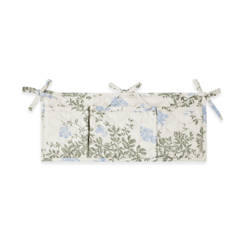 Plumbago satin quilted bed pocket from Garbo&Friends - NordicNest.com