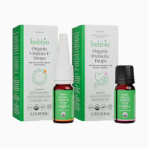 Bobbie Boosties Bundle - Organic Vitamin D and Probiotic Drops