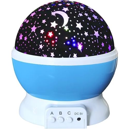 Kids Star Projector for Bedroom Ceiling- Starry Night Light for Room Toys for 3-10 Year Old Boys Girls Gifts Age 4 5 6 7 8 9 Christmas Birthday Gifts Blue