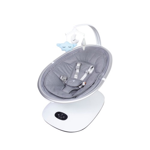 Bebe Care Serene Swing - Cool Grey | Rockers & Bouncers | Baby Bunting AU