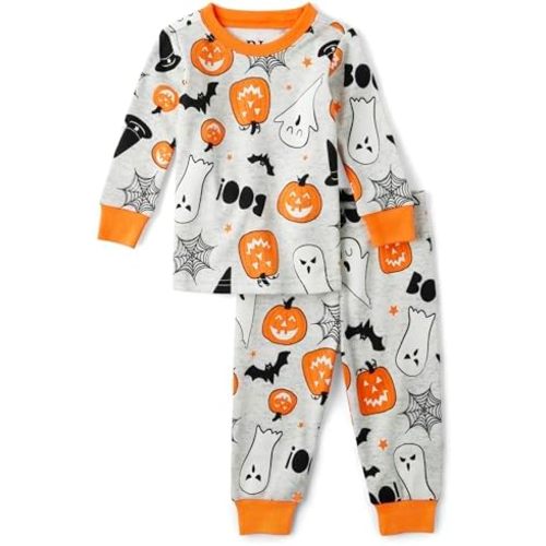 The Children's Place unisex-baby And Kids, Sibling Matching, Holiday Pajama Sets, Cotton