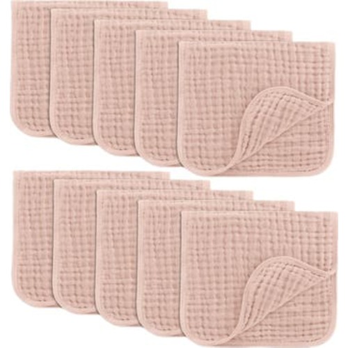 Muslin Burp Cloths - Pack of 10