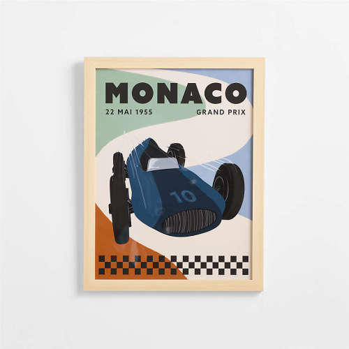 Monaco Go! Wall Art Print