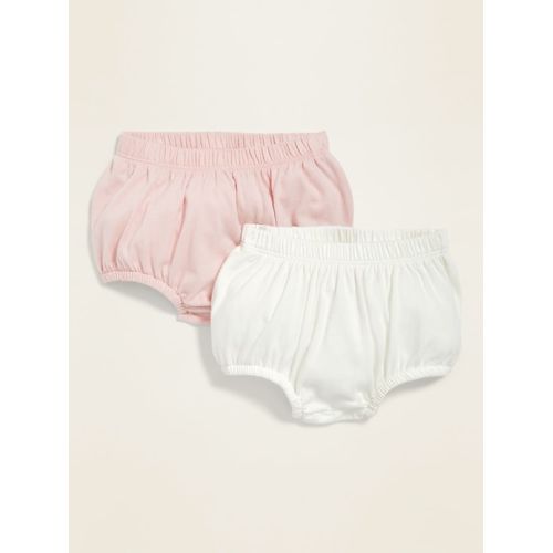 Unisex Jersey Ruffle-Back Bloomer Shorts 2-Pack for Baby