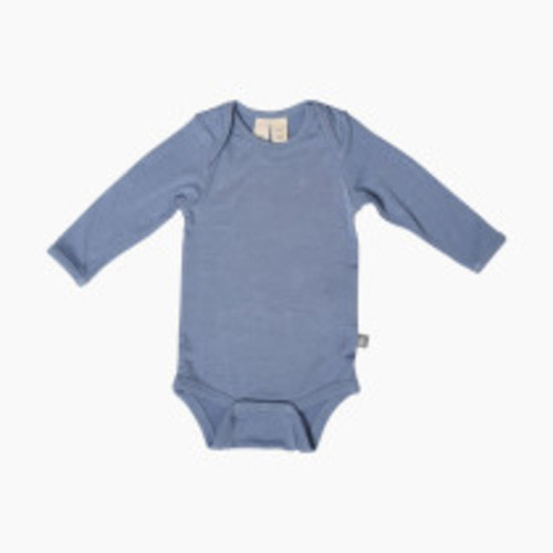 Kyte Baby Long Sleeve Bodysuit - Slate, 0-3 M