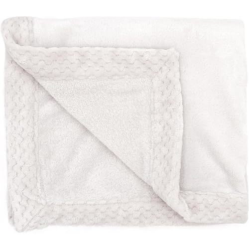 aden + anais Plush Blanket - Soft Minky Baby Blanket for Infants, Toddlers, Kids, for Crib, Stroller, Travel, Oatmeal