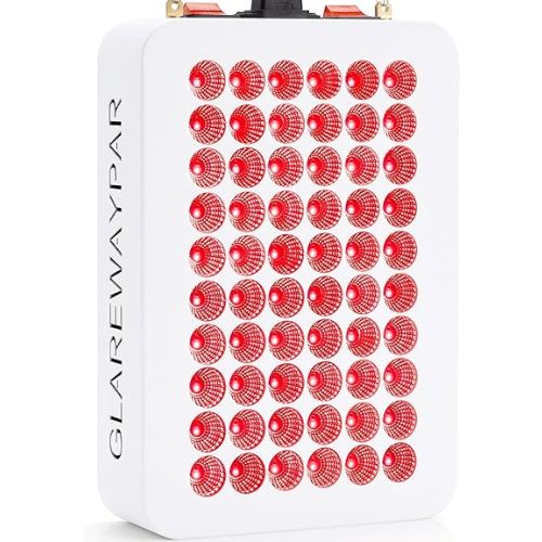 Red Light Therapy for Body Face, Infrared Light Therapy Light with RED 660nm, Near Infrared 850nm for Skin, Pain Relief, Anti-Aging, Energy, Black