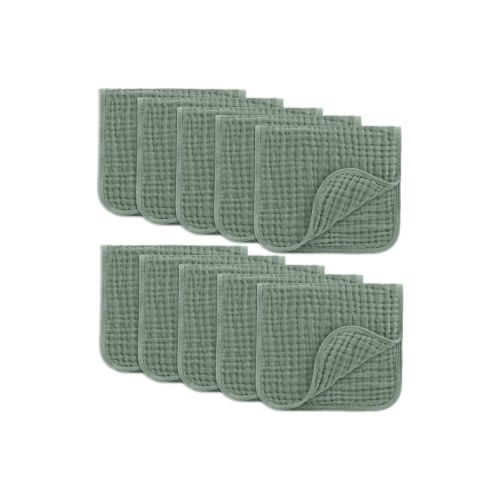 Muslin Burp Cloth for Baby, Pack of 10