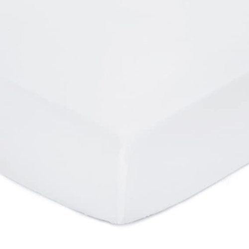 Microfiber Crib Sheet - White