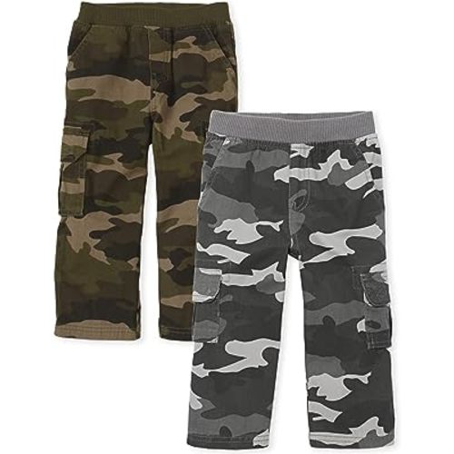 The Children's Place Baby Toddler Boys' Pull on Cargo Pants