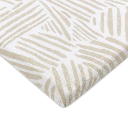 All-Stages Bassinet Sheet in GOTS Certified Organic Muslin Cotton