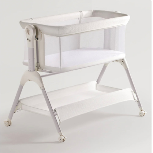 HARPPA Cuddly Sway | 3-in-1 Rocking Baby Bassinet & Bedside Sleeper with Anti-Reflux Mattress for Newborns | Attaches to Bed, Adjustable Height, Tool-Free Setup, Portable Wheels, CPSC Certified, Gentle Rocking Motion | Ideal for Infants, Safe Co-Sleeping