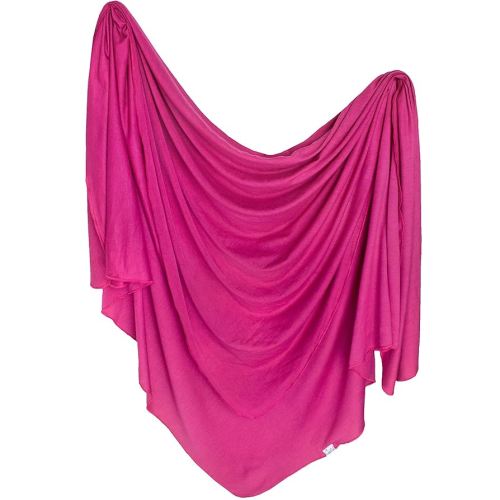 Copper Pearl Baby Swaddle Blanket - Premium Knit Baby Blanket, Large Soft Stretchy Receiving Blankets for Baby Boy and Girl, Swaddles for Newborn, Infant, and Toddler (Berry)