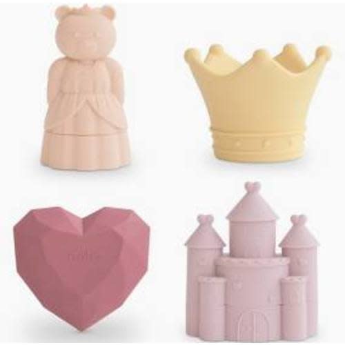 4-Pack Silicone Bath Toys – Princess