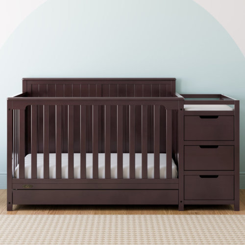 Graco Hadley 5-in-1 Convertible Crib and Changer with Storage & Reviews | Wayfair