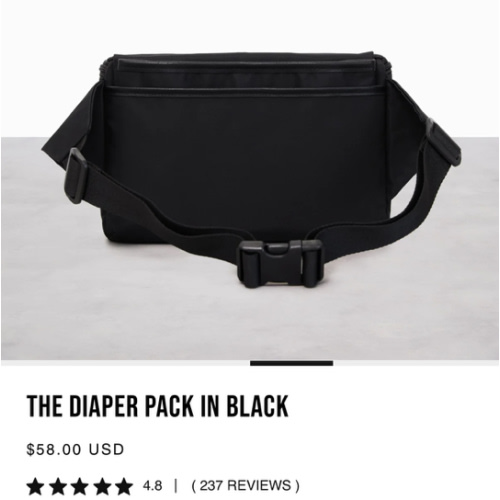BÉIS 'The Diaper Pack' in Black | BÉIS Travel CA