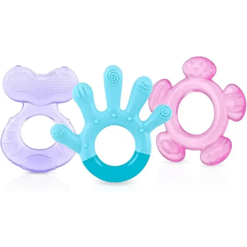 Nuby 3 Step Soothing Teether Set (Girl)