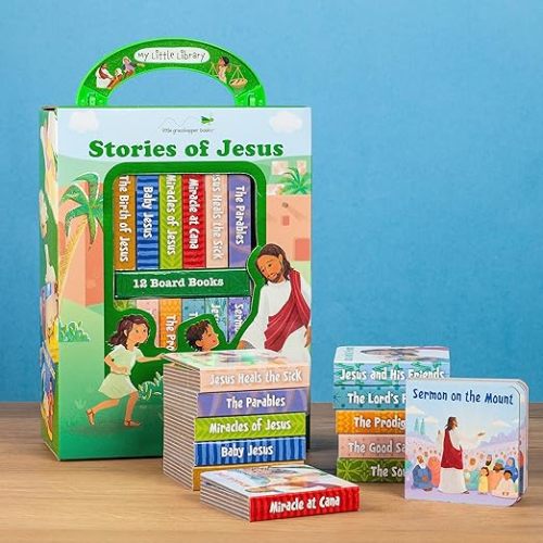 My Little Library: Stories of Jesus (12 Board Books)