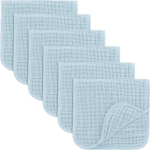 Muslin Burp Cloths - Pack of 6