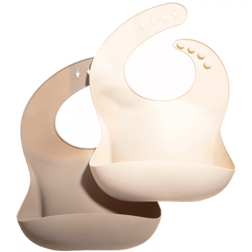 Sperric Silicone Baby Bibs Soft Durable, Easy-to-Clean Feeding Bibs for Babies and Toddlers