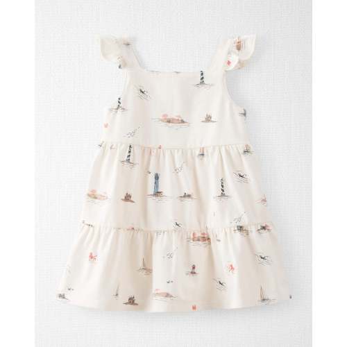 Baby Organic Cotton Dress in Coastal Vacation Print - Little Planet | Carter's