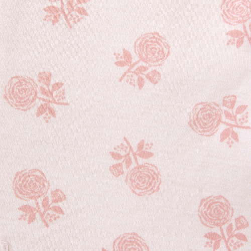 HALO SleepSack Swaddle, 100% Cotton, Rose Toss Blush, Infant Girls, Small, 3-6 Months