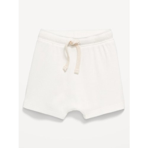 Waffle-Knit Pull-On Shorts for Baby