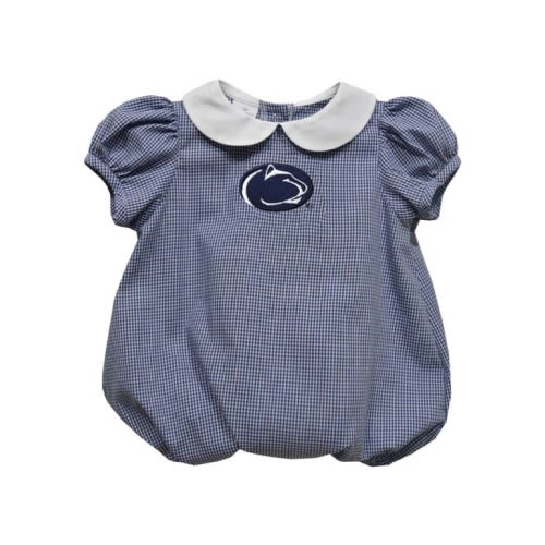 Penn State Gingham Collar Romper