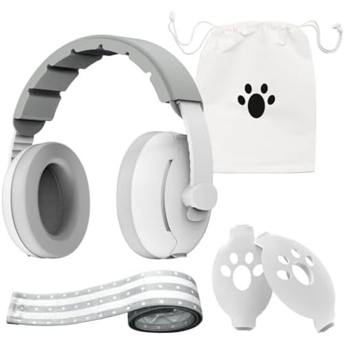 2-in-1 Baby Ear Muffs for Hearing Protection, Noise Cancelling Earmuffs for Babies and Toddlers up to 48 Months