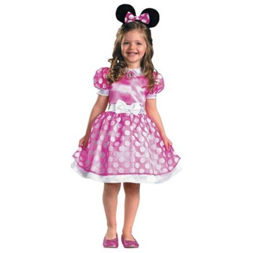 Disguise Toddler Girls' Pink Minnie Mouse Costume - Size 3T-4T