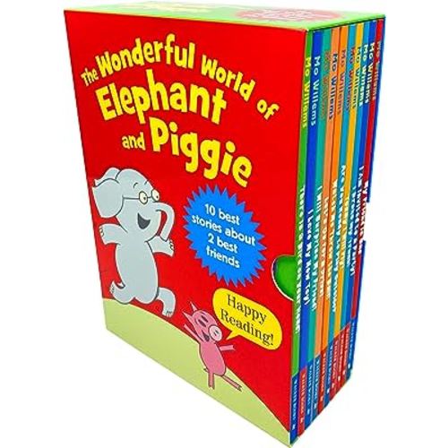 Walker Books, The Wonderful World of Elephant & Piggie Series 10 Books Collection Box Set by Mo Willems