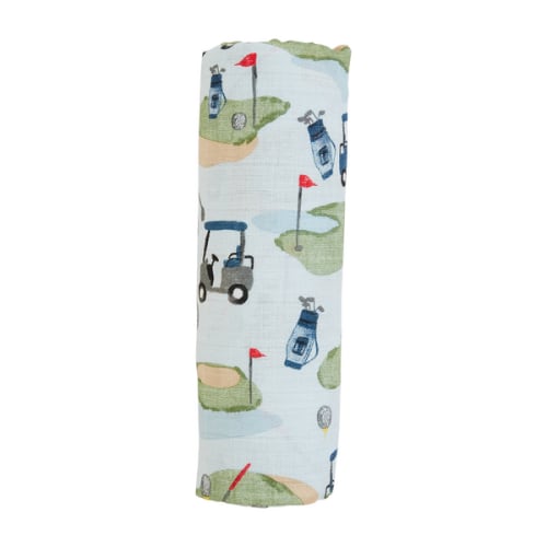 Blue Golf Swaddle
