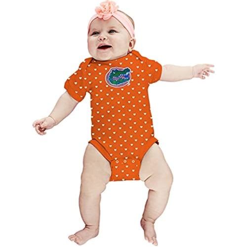 Two Feet Ahead Hearts Baby Bodysuit Creeper Baby Girl Clothes for Newborn Infants