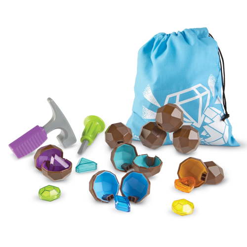 Learning Resources Rock 'N Gem Surprise, Fine Motor Toddler Toy, Ages 3+