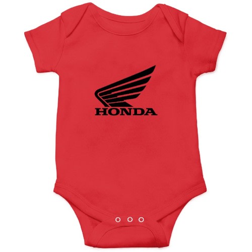 Hondaa Logo .png Onesies Kids's Short Sleeve Onesie NB (0-3M) Red sold by Osfarhidmi | SKU 983726660 | Printerval